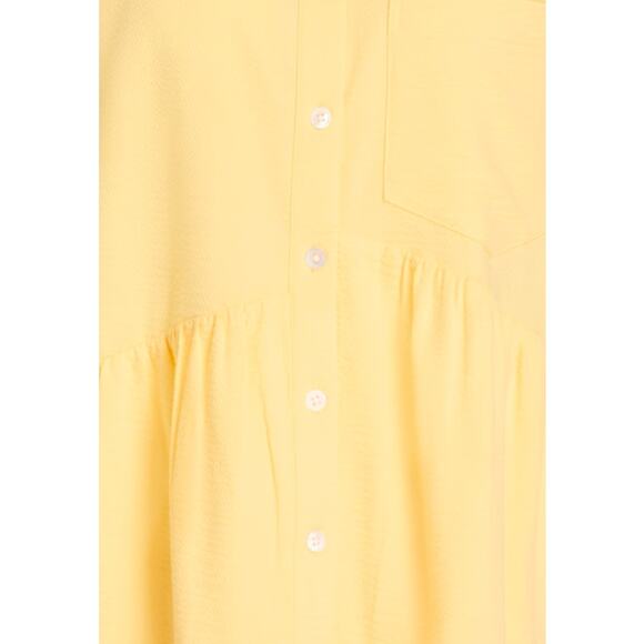 VERONICA BEARD Harrow tiered cotton-blend seersucker mini shirt dress NWT 398 XS - Picture 2 of 10